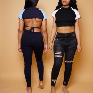 Gorgeous BackOut Crop-Tops